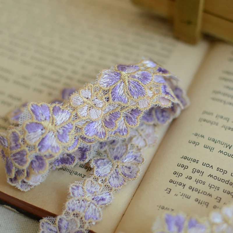 purple lace ribbon