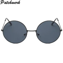 Винтажные Круглые Солнцезащитные очки для женщин, антибликовые линзы, солнцезащитные очки для женщин, фирменный дизайн, металлическая оправа, круглые очки Oculos UV400