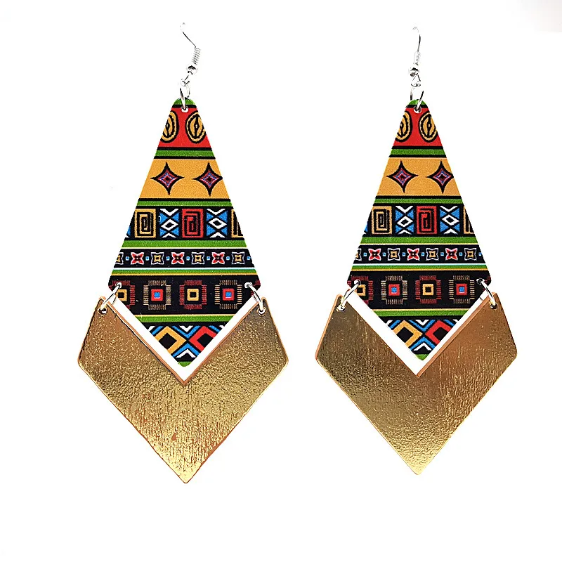 YD-YDBZ-New-Drop-Earrings-For-Women-Big-Earring-A-Piar-Of-Earrings-Jewelry-Printing-Wood