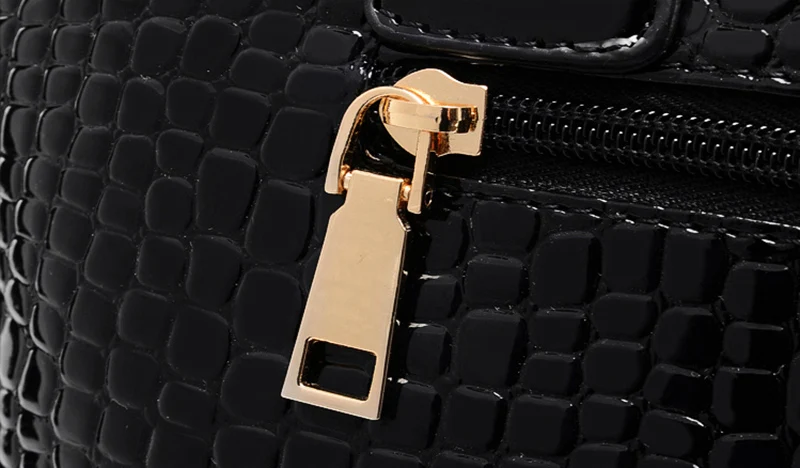 6 Pieces Women Handbag Crocodile PU Female Shoulder Bags Bolsas Feminina Big Capacity Bag Femme Designer Set Handbags SS0292 (10)