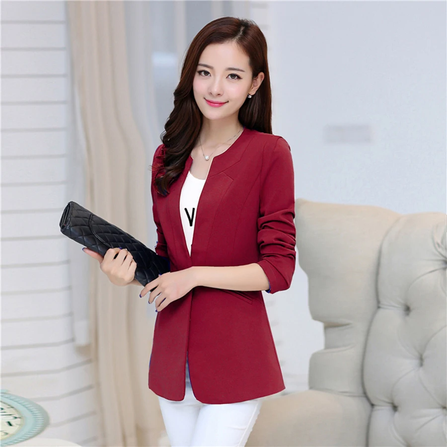 2017 Chinese Women Suit Jacket Blazer Elegant Plus Size Lace Ladies Suits Spring Jacket