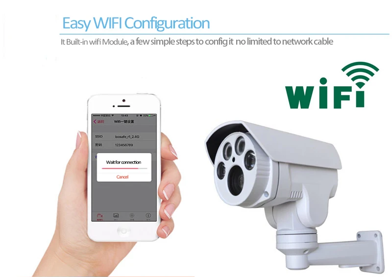 2MP FULL HD открытый wifi Wi Fi PTZ IP Сетевая камера 10X/5X зум моторизованный Авто focol объектив