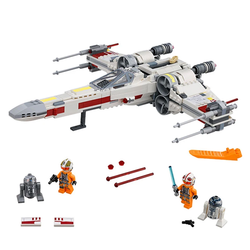 

2018 Newest Star Wars Bricks X-Wing Starfighter Compatible Legoing 75218 Model Building Blocks Boy Birthday Gifts Toys