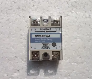 

solid state relay SSR-60 DA input 3-32VDC output 24-480VAC True enough current good quality nad nice package