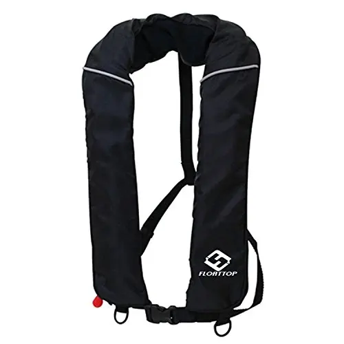 FLOATTOP automática adultos inflable Manual PFD vida chaleco salvavidas supervivencia natación náutica pesca 150N flotabilidad 33lbs - 4