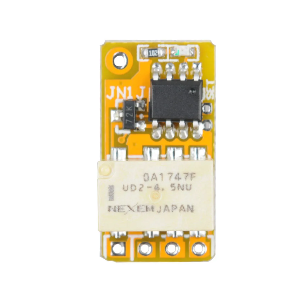 

Mini Relay Energy saving Remote Switch DC3.7V 5V 6V 7.4V 9V 12V Output 0V Dry Contact Relay Switching Value NO COM NC 433Mhz