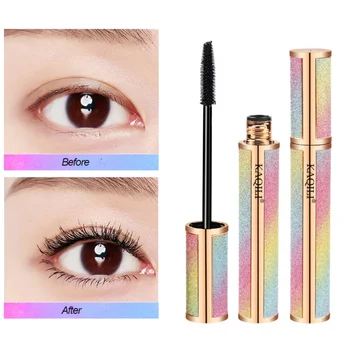 

3D Mascara Eyelashes Curling Waterproof Lengthening Black Cosmetics Extension Eyelash Fiber Lasting Makeup Silk Cosmetics