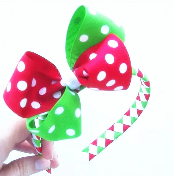 100pcs  DHL Free shipping  Christmas Day Handmade Woven Headband