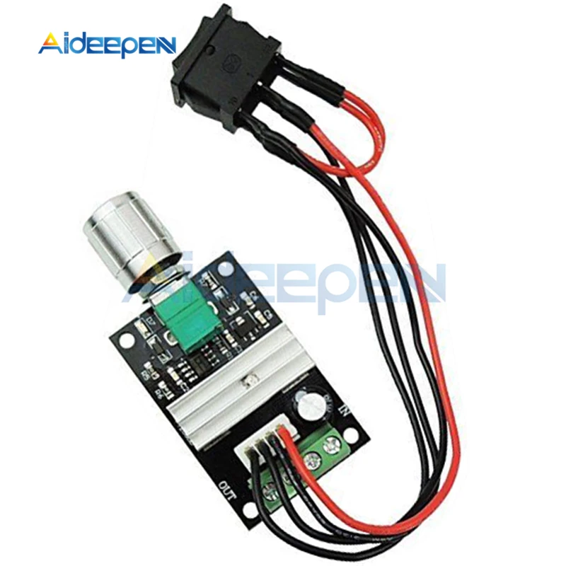 DC 6V 12V 24V 3A 80W PWM 1203BB Motor Speed Controller Adjustable Regulator Reversible Control Switch 6V-28V | Обустройство дома