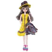 1/3 BJD Doll 3D Eyes 21 Movable Jointed Dolls Toy Fashion Accessories Clothes Dress for BJD Doll DIY Toy for Girls Gift original 1 6 doll accessories doll clothes genuine dress for monster inc high dolls girls gift kids doll