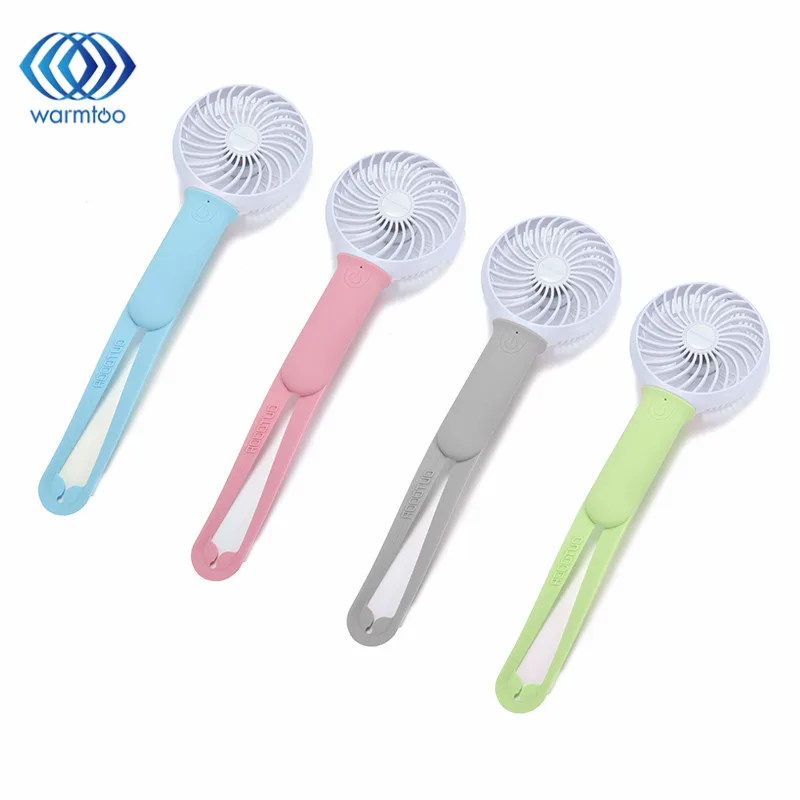 

Mini USB Hand held Fan Ventilator Rechargeable Battery Multifunction Portable Cooling Fan Led Light For Outdoor Home Office