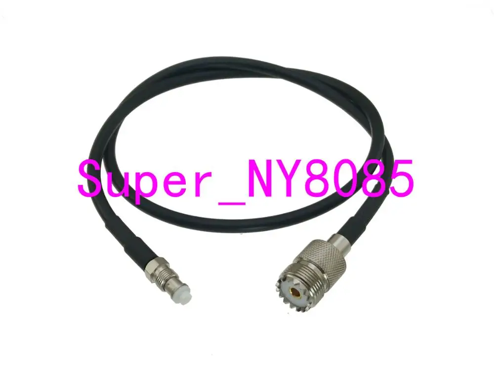 

RG58 UHF SO239 Female Jack to FME Female Jack Straight RF Jumper pigtail Cable 6FT~20M