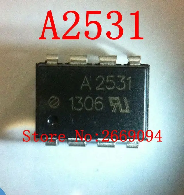 

10PCS /50PCS /100PCS HCPL-2531 A2531 DIP8
