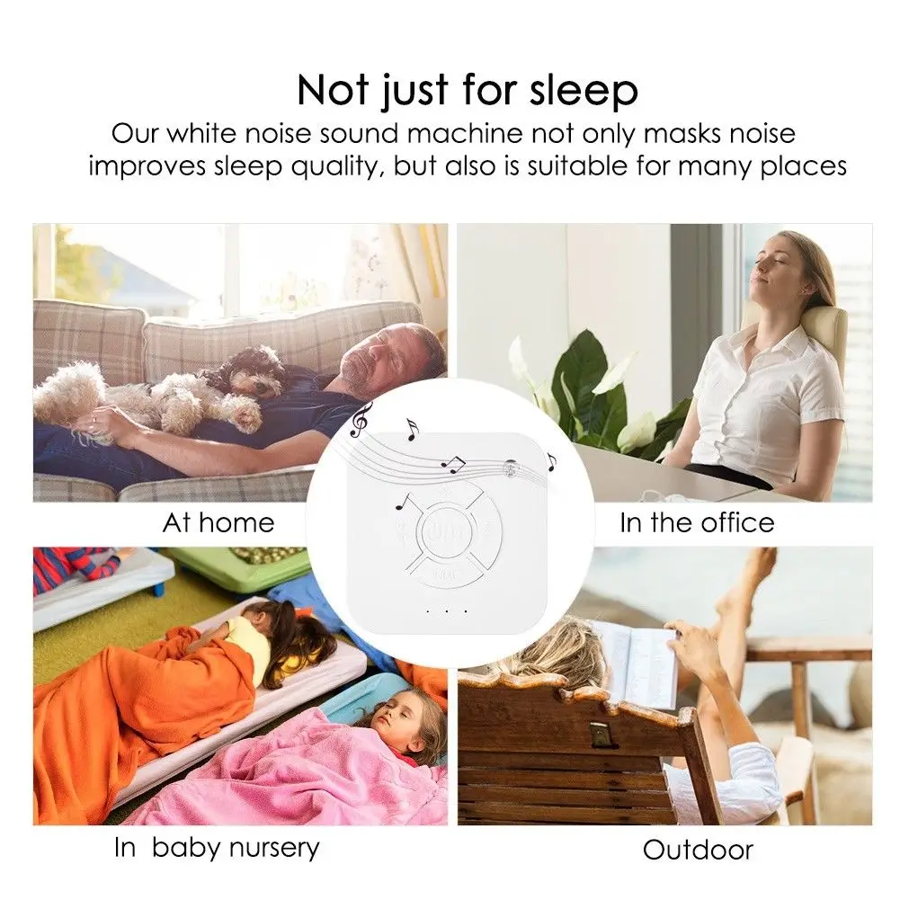 New Sound Spa Relax Machine White Noise Sleep Nature Night Therapy Device White Noise Machine For Baby Adult Sleeping Relaxation