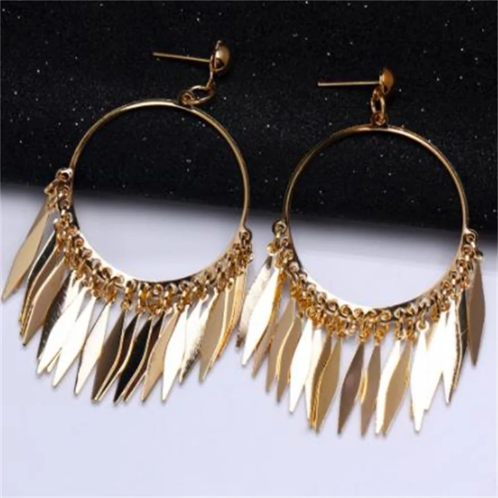 tassel hoop earrings 2