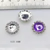 ZMASEY Sale Price 10Pcs/Lot 16MM Rhinestone Buttons Acrylic Diamond Button Invitation gail hair bowknot Flower Accessory ► Photo 3/6