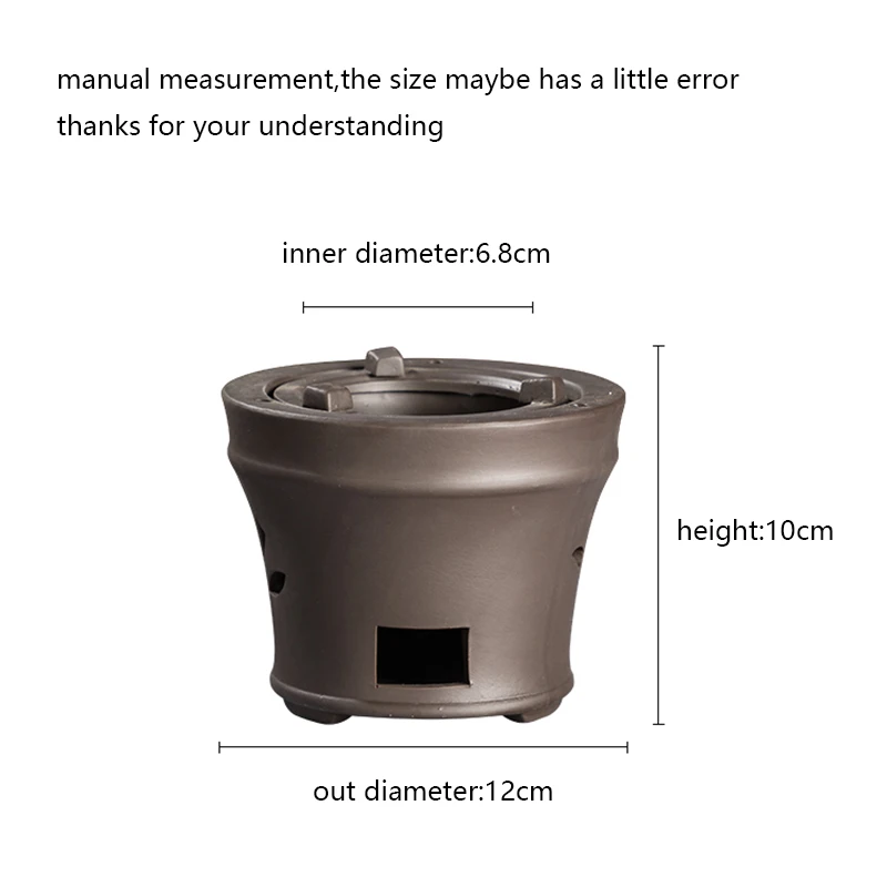 Винтажная чайная печь, керамическая грелка, теплая чайная плита, спиртовая Лампа, подсвечник, нагреватель для кофе, молока, чая, саке, нагреватель, держатель для чайника - Цвет: A