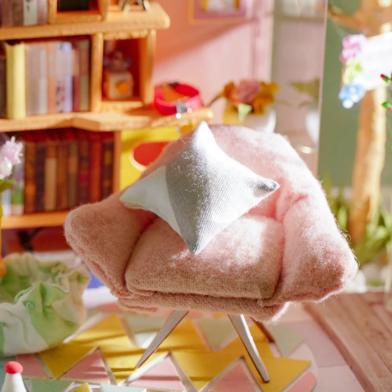 New Doll House DIY Miniature Dollhouse Model Building Kits Wooden Furnitures Dolls Houses Toys for Children Christmas Gift New Doll House DIY Miniature Dollhouse Model Building Kits Wooden Furnitures Dolls Houses Toys for Children Christmas Gift