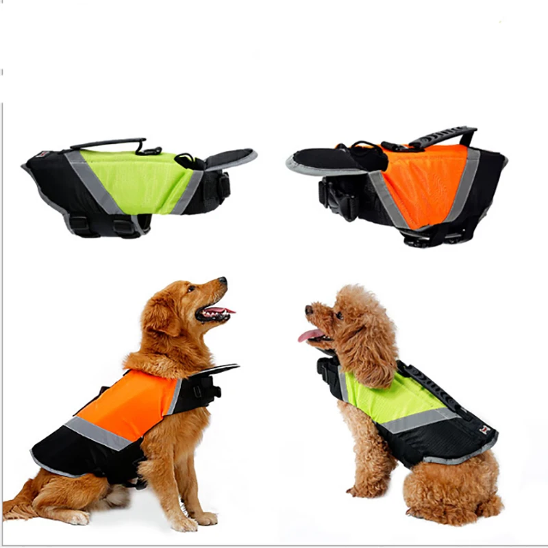 2018 Reflective Pet Swimming Harness Vest Outdoor Dog Vest Harness Pet