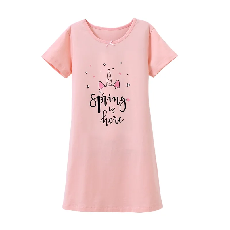 

95% Cotton Girls Princess Nightgown Kids Night Dress Kids Nighty Girls Sleep Wear 548