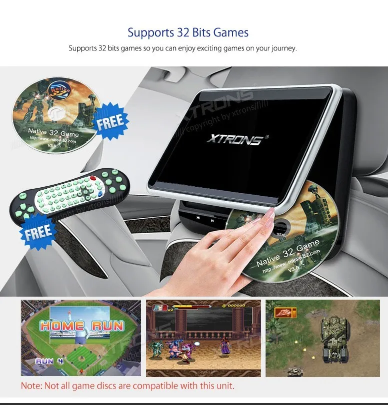 Top 2pcs 10.1" Car Headrest DVD Player car PC 1080P Video Monitor HD Digital Screen Touch Panel 1024*600 HDMI Port with headphones 11