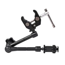 Articulated-Arm Mounting-Monitor Video-Camera Led-Light DSLR Adjustable Super-Clamp Magic