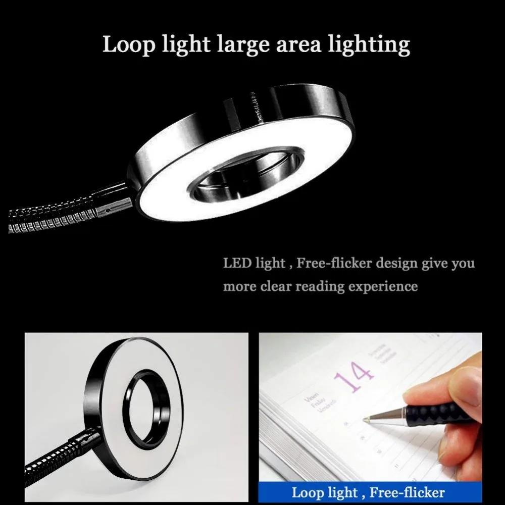Clip On Light Eye Care Desk Lamp Portable Book Clip On Light Eye Care Desk Lamp Portable Book Bed Headboard And Computers Gooseneck Usb Plug In Lamps From Lights Lighting
