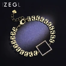ZEGL темпераментный браслет для женщин простой личности ювелирные украшения на запястье ins Ветер ювелирные изделия Модные аксессуары
