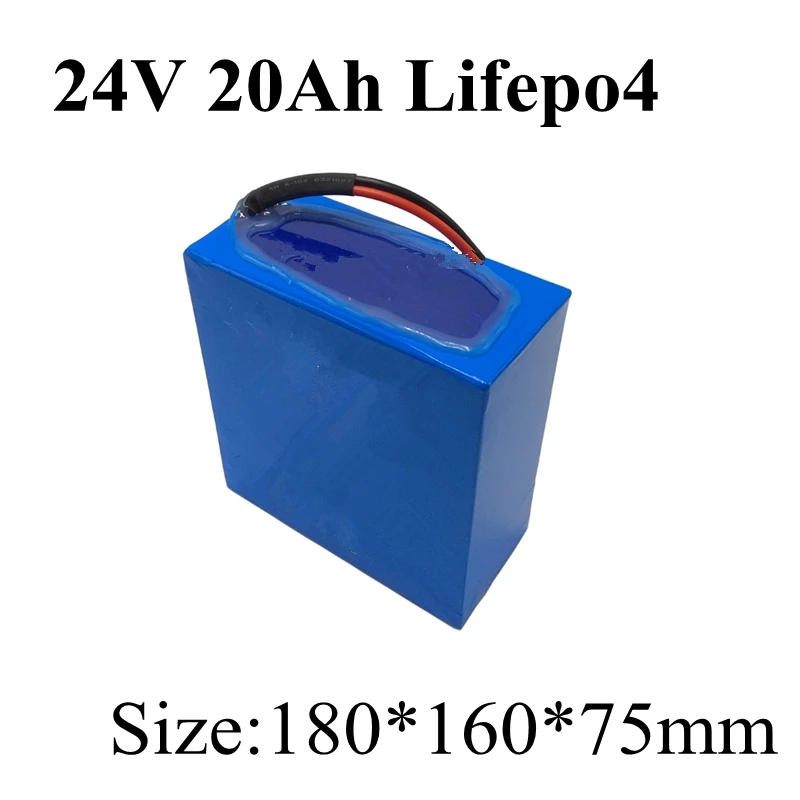 Lifepo4 24 v 20ah литий Батарея 24 v электрический скутер 500 Вт Электрический аккумулятор для электровелосипеда Accu 20A BMS 24 v 20a Батарея зарядное устройство на солнечной панели