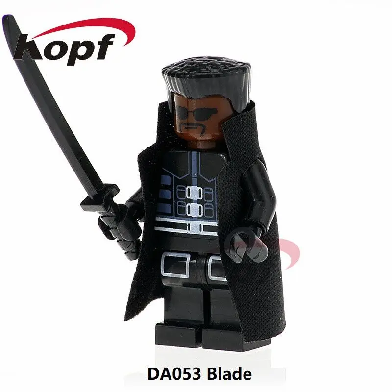 

Super Heroes Single Sale Blade David Bowie Fixer Thuderbolts Luke Cage Building Blocks Best Collection Toys Children Gift DA053