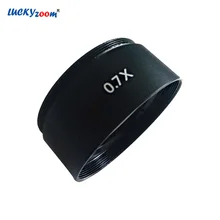 Luckyzoom бренд SZM 0.7X объектив для стерео зум микроскоп объектив wd120мм тринокулярный Микроскоп аксессуары