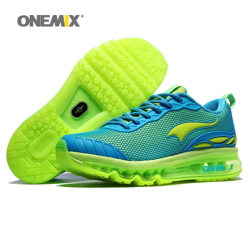 Женские кроссовки для бега ONEMIX Max синие спортивные с подушкой прогулок и 2019|max woman