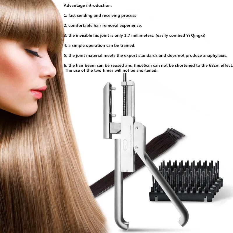 2018 in New high end Professional 6D Hair Extensions Tool .No glue.No