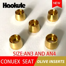 Haokule CONUEX SEAT OLIVE INSERTS AN3/3AN AN4/4AN конец шланга M10* 1,0 тефлоновый шланг из ПТФЭ Конец фитинги тормозной системы