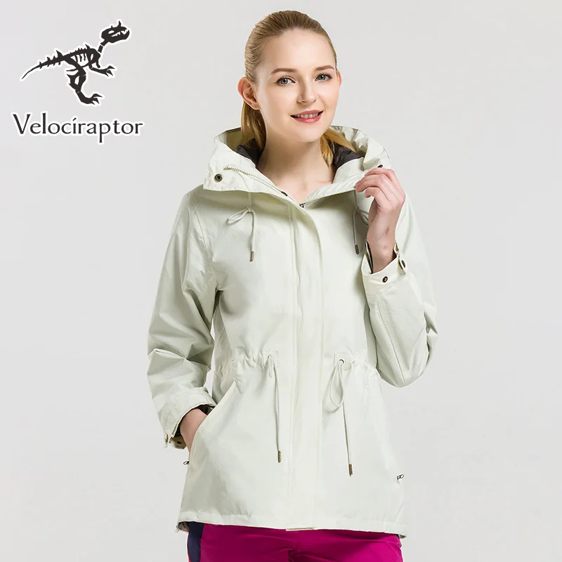 

Velraptor Women's Hiking Jacket Waterproof Outdoor Windbreaker Warm Ski Camping Multifunction Fleece Coat Hunting