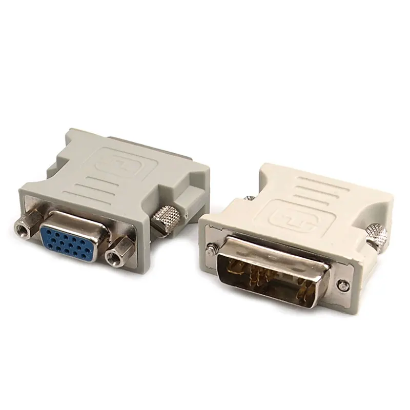 1 шт. DVI-A (папа 12 + 5) К VGA (DB15 Female) разъем адаптера 15pin кабель Бесплатная доставка |