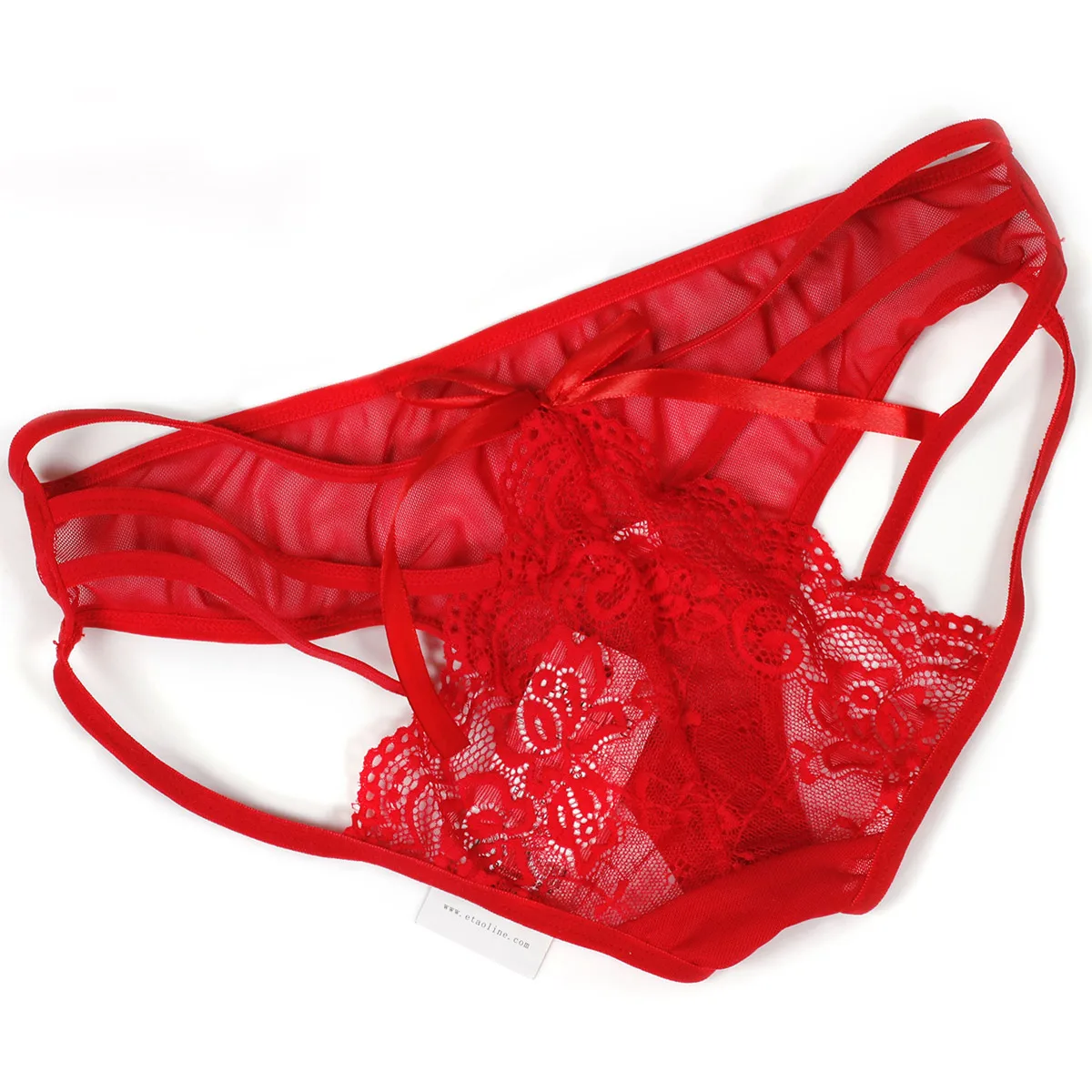 Women's Sexy Lace Panties Solid color Cotton Breathable Panty lace