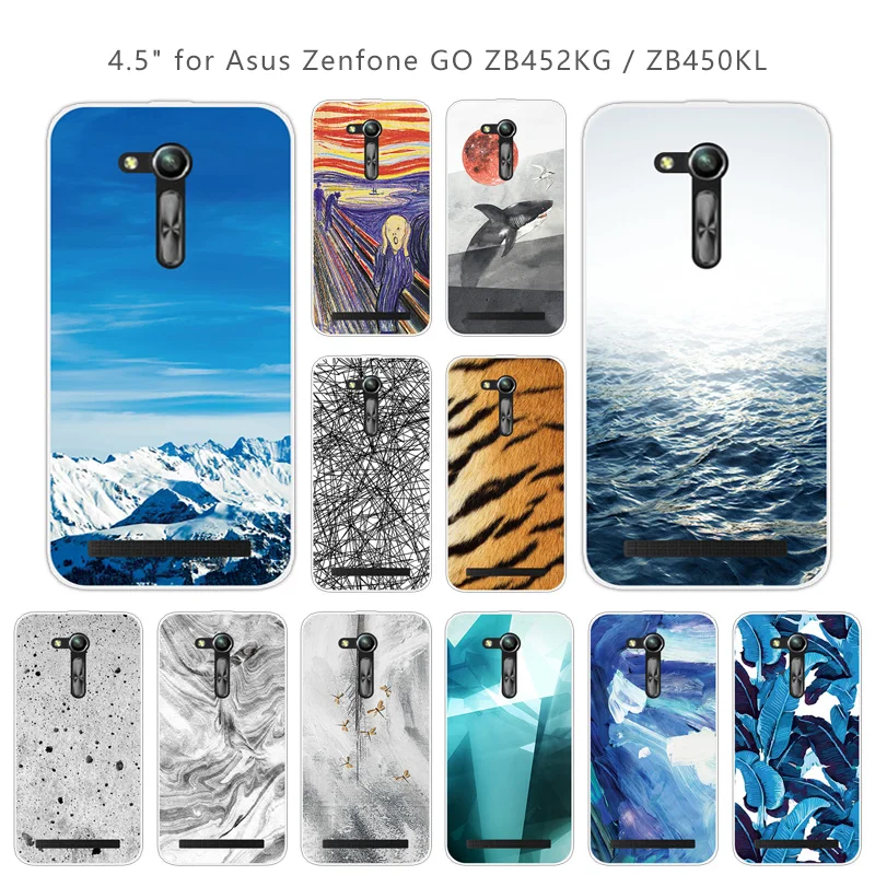Мягкий ТПУ чехол для телефона Asus Zenfone GO 2nd Gen zb452кг ASUS_X014D ZB450KL 4 5 дюйма прозрачный