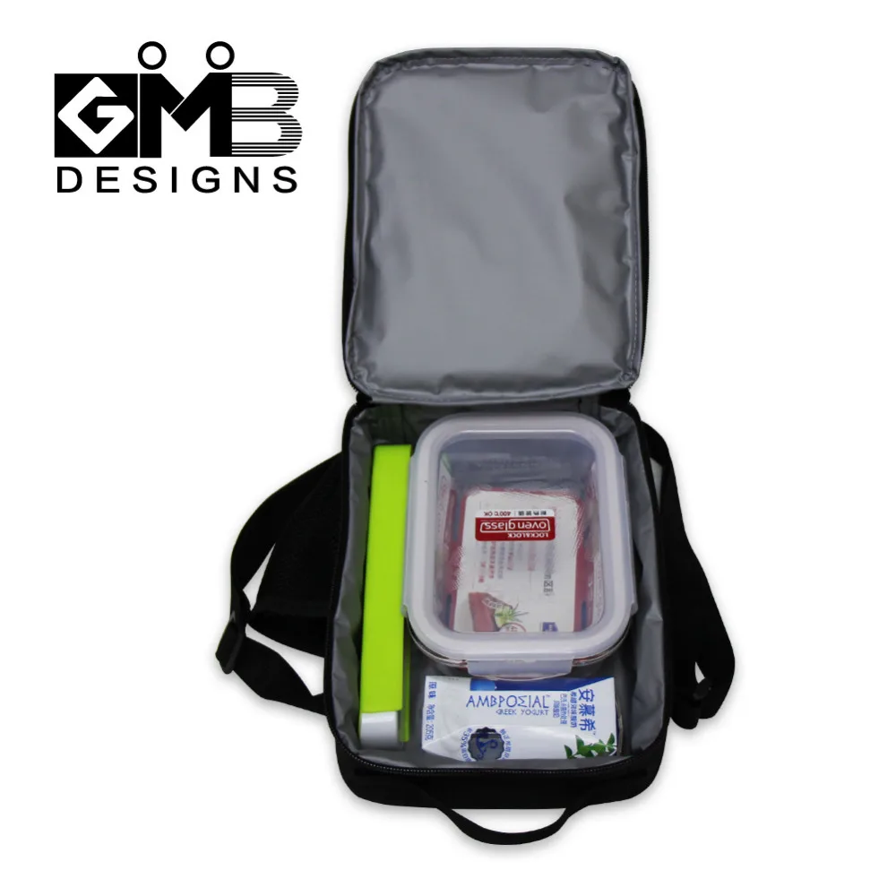 Термоизолированный ланч-мешок для детей школьного возраста с аппликацией в виде животного, лошади, 3D принт Коробки для обедов сумка через плечо сумка на плечо сумка для еды для путешествия