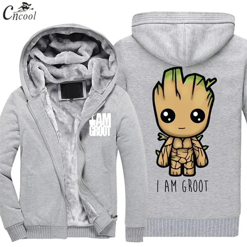 Мужская толстовка с капюшоном Groot брендовая Толстовка в стиле хип хоп XXXL осень