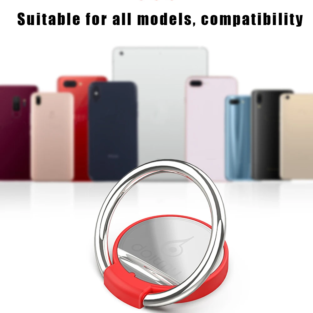 Новинка, универсальный металлический держатель для мобильного телефона с подставкой на 360 градусов, магнитное автомобильное крепление, крепление в виде кольца на палец для IPhone Xiaomi