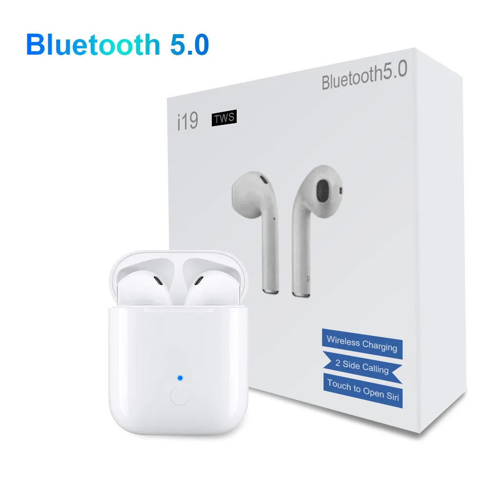 

i9s TWS True 5.0 Wireless Bluetooth Earphones Touch Control In-Ear Music Earbuds Set Stereo Headset for iphone X 6 7 8 Samsung X