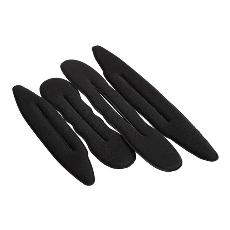 

4pcs Magic Foam Sponge Hair Styling Clip Donut Bun Curler Maker Braider Ring Salon Hairdressing Style Tools Black