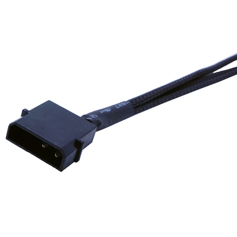 27 см черный Molex в 3 направления 3Pin/4Pin вентилятор адаптер для компьютера чехол
