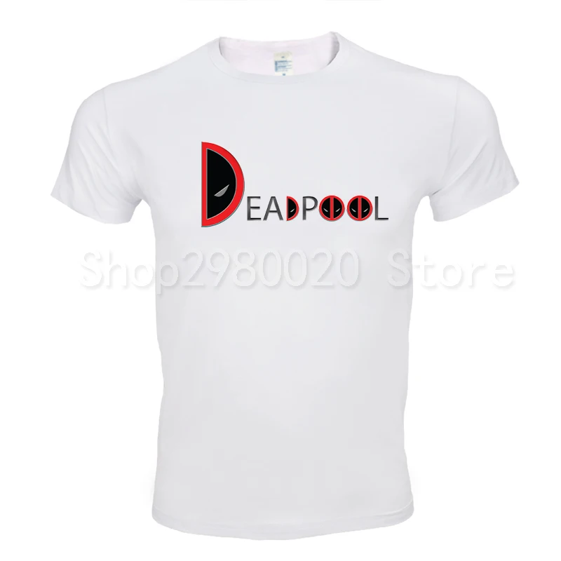 Мужская футболка с принтом Deadpool модная в стиле панк хипстерская новинка