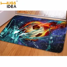 HUGSIDEA 3D узор напольный коврик ковер для гостиной нескользящий коврик под дверь спальни фланель Прихожая кухня ванная комната ковер 59*40