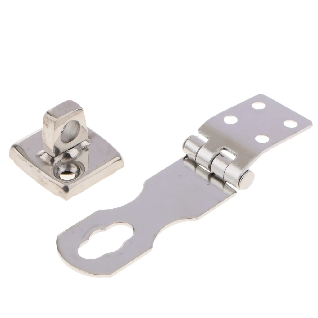 Marine 304 Stainless Steel Cabinet Door Swivel Safety Clasp Latch Hasp Durable Boat Parts Accessories Marine 304 Stainless Steel Cabinet Door Swivel Safety Clasp Latch Hasp Durable Boat Parts Accessories