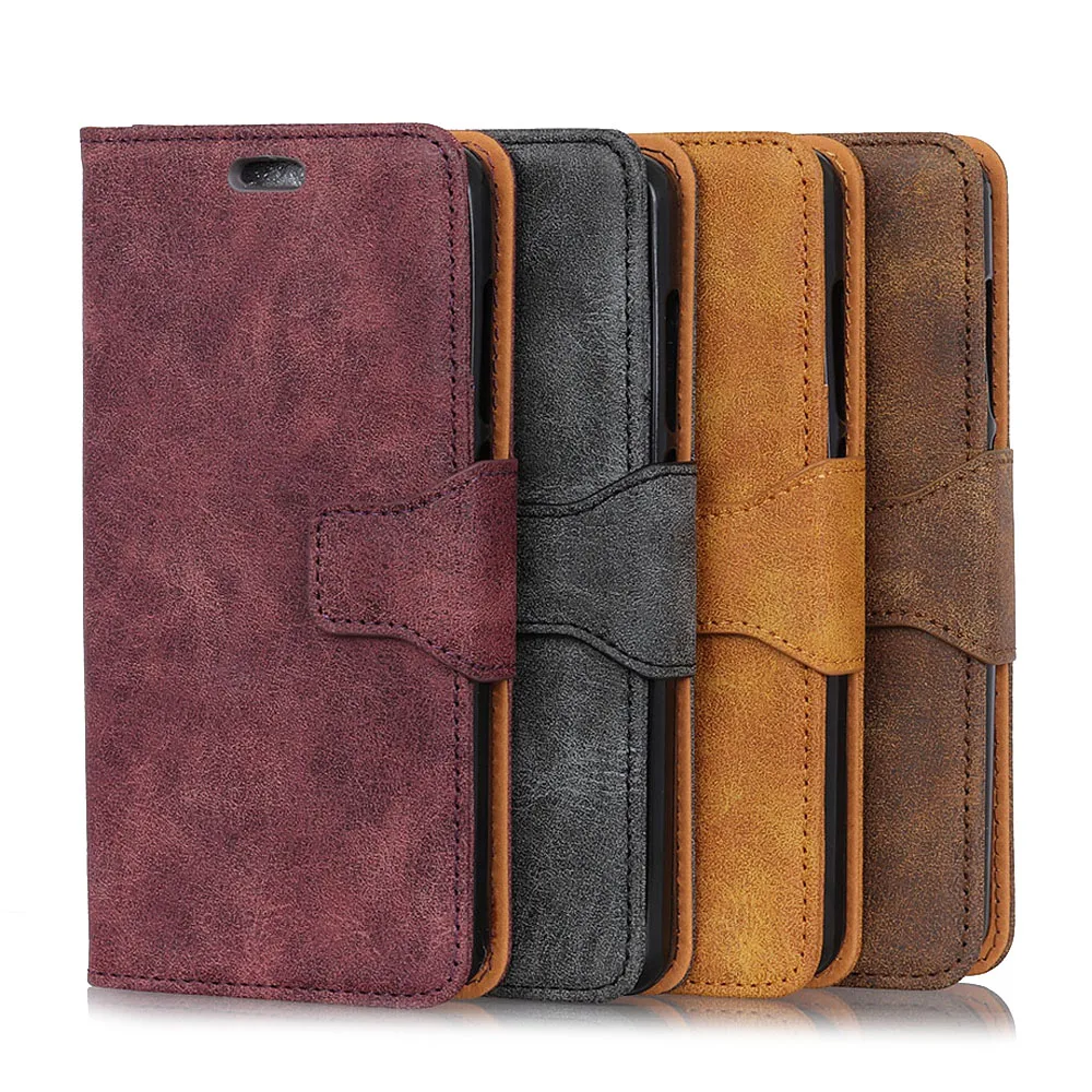 

CASEWIN mobile phone cases For Xiaomi Redmi Note 5 case PU Leather Retro Wallet Case with Kickstand & Card Pocket for xiaomi