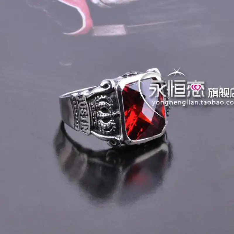 925 Sterling Silver The Vampire Diaries Vampire Knight Crown Ring Jewelry Gift Men's Ring Men's Jewelry High Quality