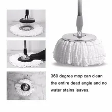 Домашнее использование супер мягкая микрофибра для Дома Чистящие напольные насадки на швабру 360 градусов вращающийся инструмент для чистки Замена круглых напольных швабру